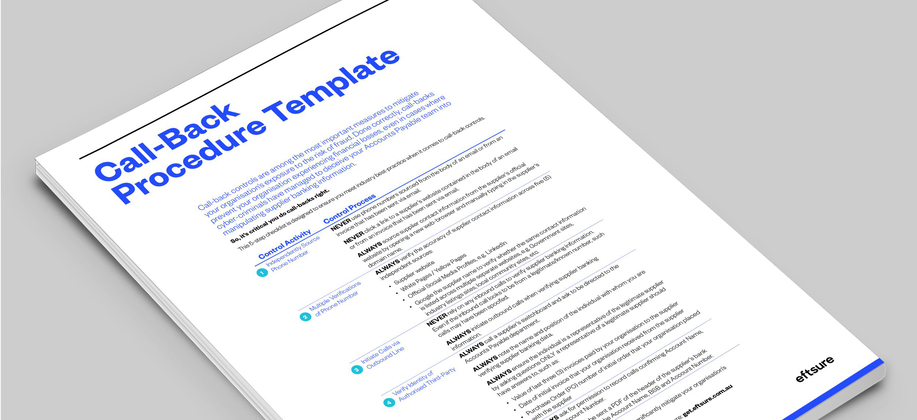Call-back Control Procedure Template