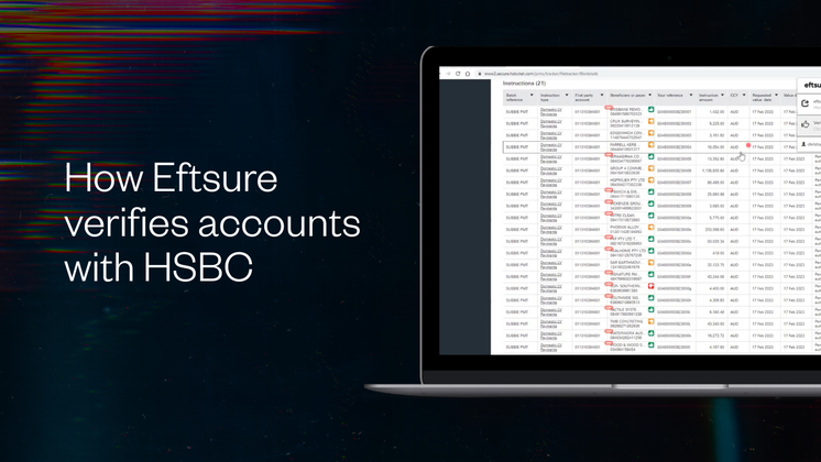 How Eftsure verifies accounts with NAB