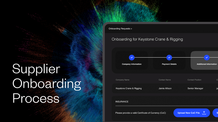 Supplier Onboarding & Management Software