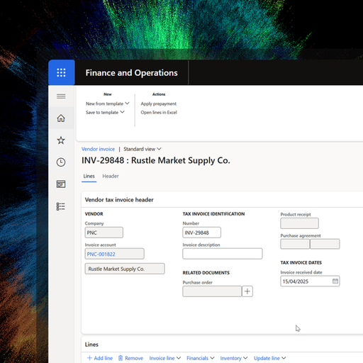 Streamlined vendor onboarding