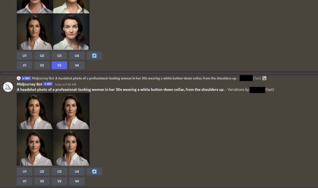 Example of an AI-generated headshot of a person who does not exist