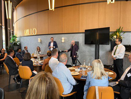 Westpac and Eftsure leaders lead a discussion on anti-fraud measures
